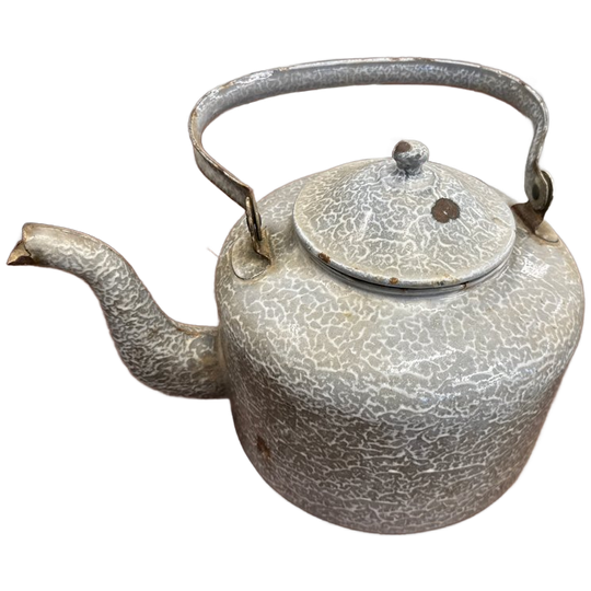 Ketel Grijs Emaille 1