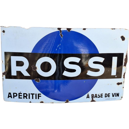 Te Koop Groot Emaille Bord Martini Rossi Uit 1950!