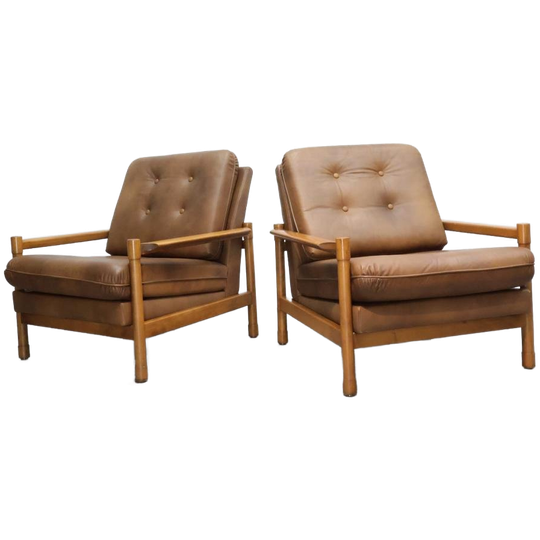 Vintage Fauteuils Jaren 70 - Set Van 2 1