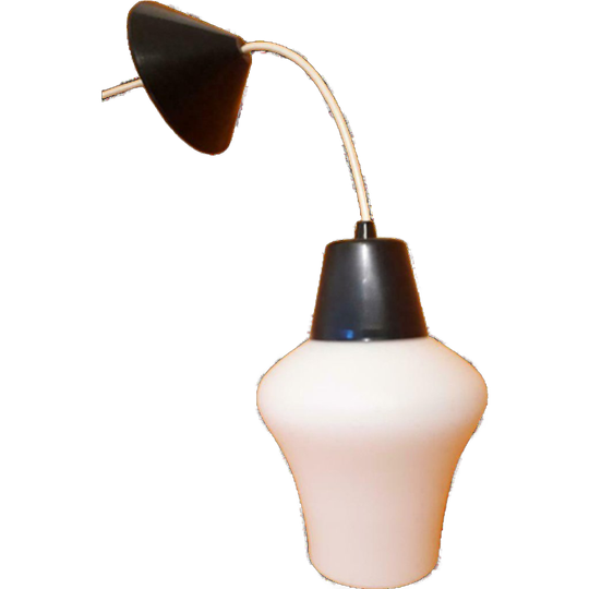 Philips Louis Kalff Hanglamp Vintage Melkglas Lampje 1