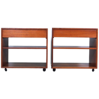 Vintage Set Kastjes,  Nachtkastjes - Teak, Jaren '60