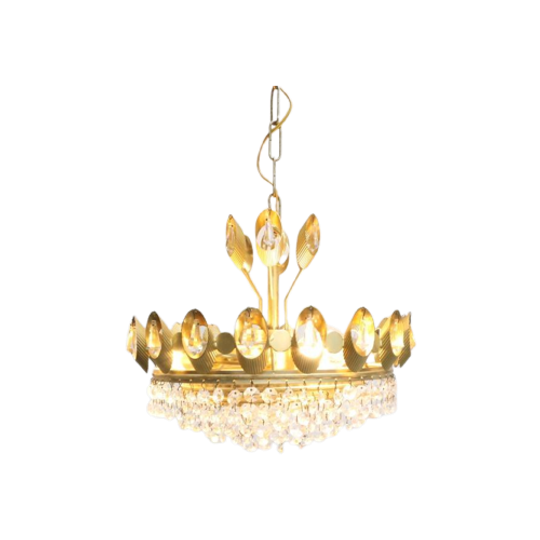 Vintage Kroonluchter Hanglamp Massive 1