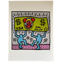 Keith Haring (1958–1990), Andy Mouse, 1986.