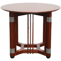 Mooie Ronde Schuitema Bijzet/salontafel Uit De Decoforma Serie In Art Deco Stijl