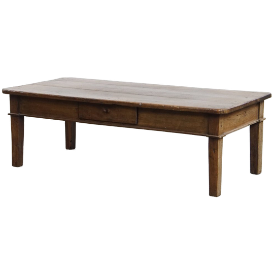 Charmante Antieke Salontafel Met Een Lade En Prachtige Details 1