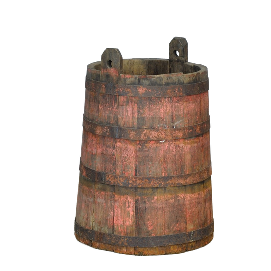 Authentieke Eiken Opslag Ton, Circa 1910 1