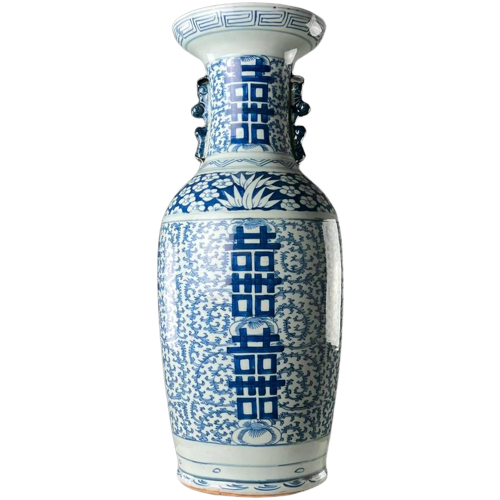 Porselein Vaas Groot Chinees Antiek
