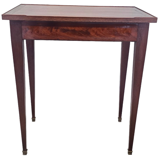 Antiek Frans Mahonie Schrijftafeltje, Eind 19e Eeuw 1