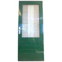 Hardhouten Achterdeur Met Dubbelglas