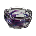 Max Verboeket - Kristalunie Maastricht - Ashtray - Unused, Vintage - Dutch Glass thumbnail 1