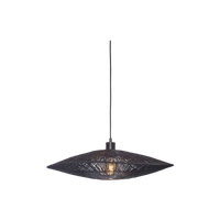 Good&mojo Hanglamp Iguazu - Jute Zwart - Ø55cm