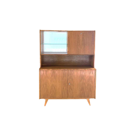 Vintage Driedelige U-450 Kast Met Drankenkabinet En Vitrine Van Jiri Jiroutek - Interier Praha 1
