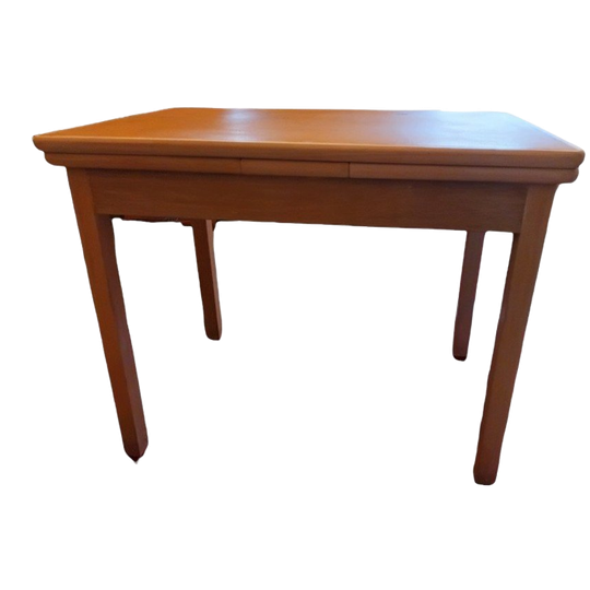 Beukenhouten Boerentafel. 1