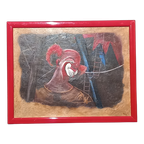 Vintage Olieverf Schilderij Van Een Clown thumbnail 1