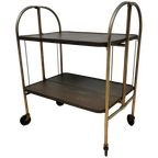 Vintage Barcart Drankenkar Trolley Butlerwagen Serveerwagentje thumbnail 1