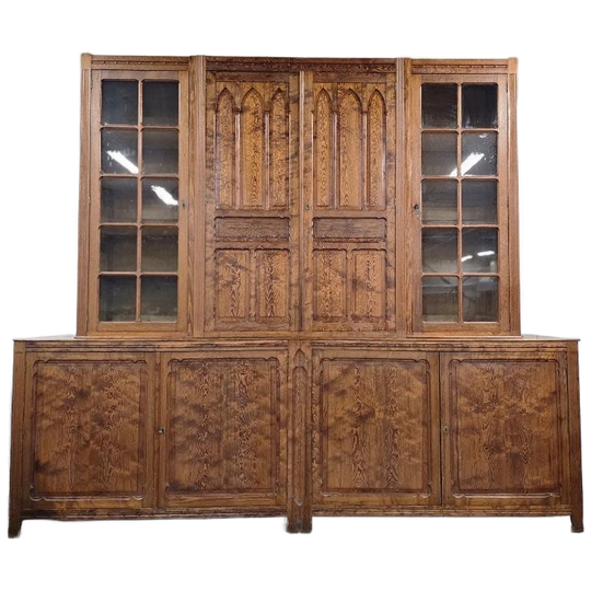 Vintage Xl Hoge Industriële Vitrinekast / Labokast / Kast 1