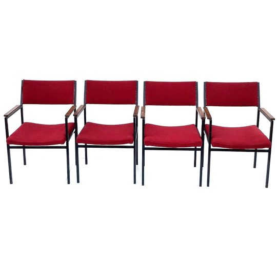 Vintage Stoelen, 4 Stuks 1