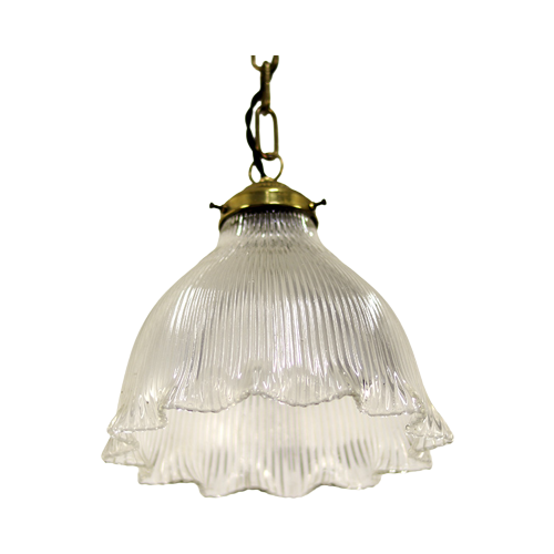 Art Deco Holophane Hanglamp