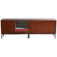 Mid-Century Modernistisch Dressoir Van C. Wulput In Teak, 1960S