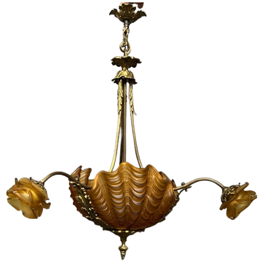 Kroonluchter In Art Nouveau-stijl. 1