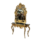 Console In Louis Xv-Stijl Met Spiegel. thumbnail 1