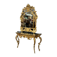 Console In Louis Xv-Stijl Met Spiegel.