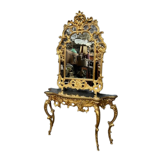 Console In Louis Xv-stijl Met Spiegel. 1