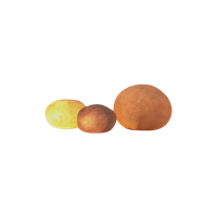 Set Of 3 'Dora' Moon Rock Lamps By Andre Cazenave For Atelier A France 1969