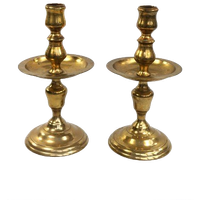 2 Vintage Messing Kandelaars