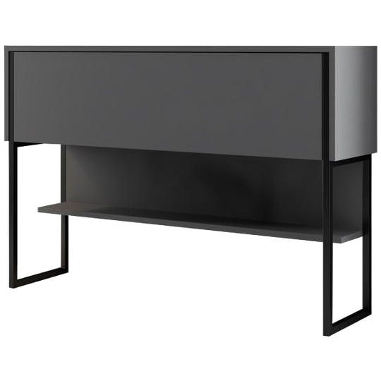 Evila Originals Luxe Sideboard Houtfineer Zwart Antraciet 1