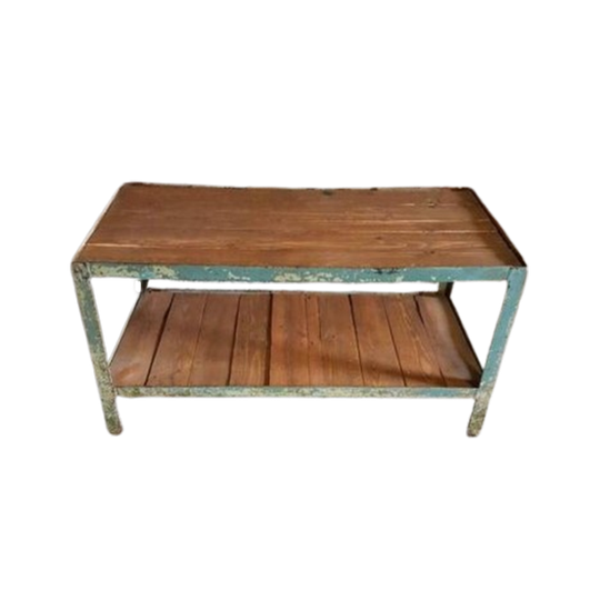 Industriële Salontafel Of Tv Meubel , Stalen Frame Met Hout 1