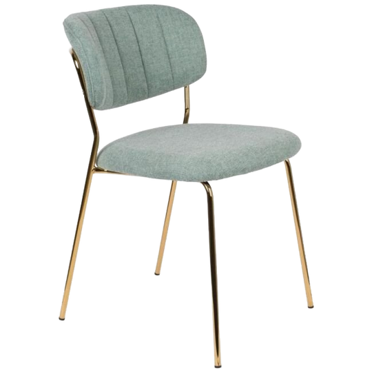 Vanharte | Chair Gold Light Green 1