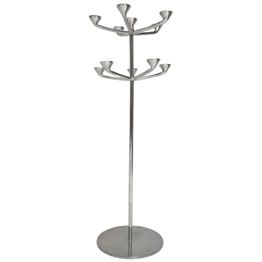 Grote Zilverkleurige Kandelaar 1