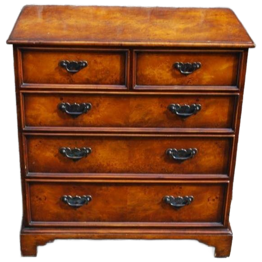 Antieke Mahoniehouten Ladekast 1