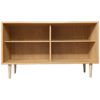 Midcentury Eiken Lage Boekenkast, Borge Mogensen thumbnail 1