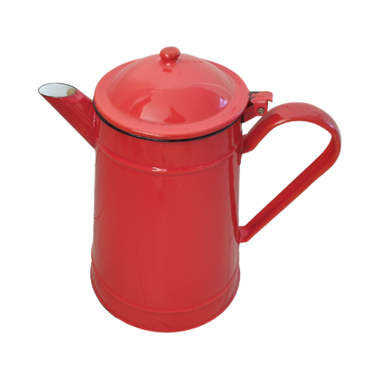 Koffiepot Rood Emaille 1