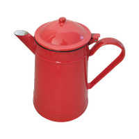 Koffiepot Rood Emaille