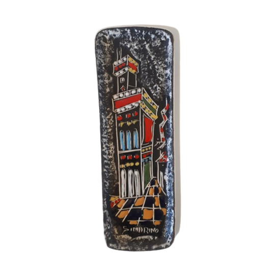 * Ceramica Giulisnanelli Rep S. Marino Vintage Wandbord 1