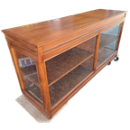 -klassieke Toonbank, Vitrinekast, Dressoir, Afm. 200x50m En thumbnail 1