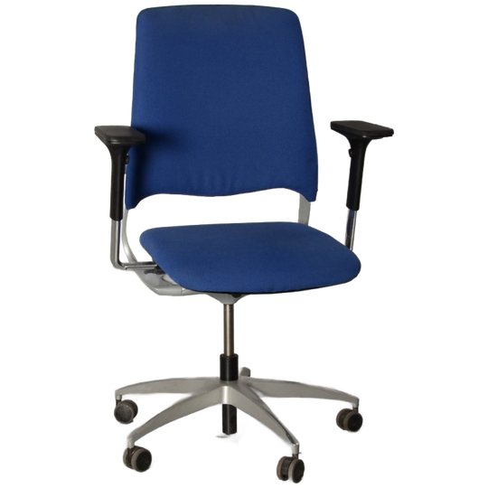 Drabert Salida Bureaustoel, Blauw, 4d Armleggers 1