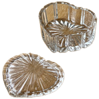 Vintage Crystal Heart-Shaped Jewelry Box thumbnail 1