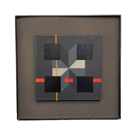 Geometrisch Abstract Werk Van Paul Ibou - 12/04/1975 1
