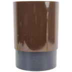 Vintage Samp De Manade Bureau Prullenbak Afvalmand Bruin ’70 thumbnail 1