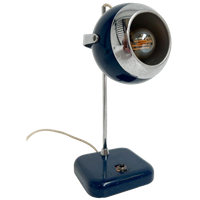 Blauwe Space Age Tafellamp, 1960’S