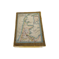 Atlas Van Nederland - Blokkenkaart Van Nederland - Vintage Puzzel - 2E Kwart 20E Eeuw