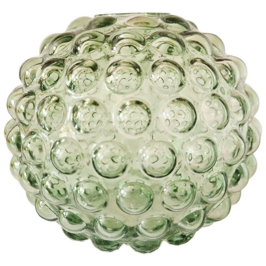 Vintage Bubble Vaas Vintage Vaas Groene Glazen Vaas 1