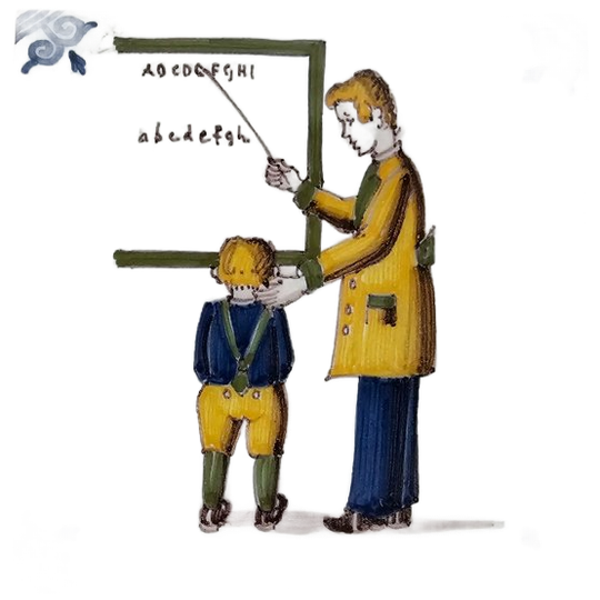 Royal Makkum Tichelaar - Les Geven' - 3e Kwart 20e Eeuw 1