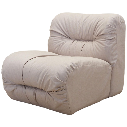 Beige Armchair, Italian Design, 1970s, Production: Italy 1