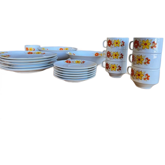 Vintage Servies Winterling Marktleuthen Bavaria Jaren 70 1