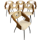 Eetkamerstoelen Van Carlo Ratti Voor Legni Curvati thumbnail 1